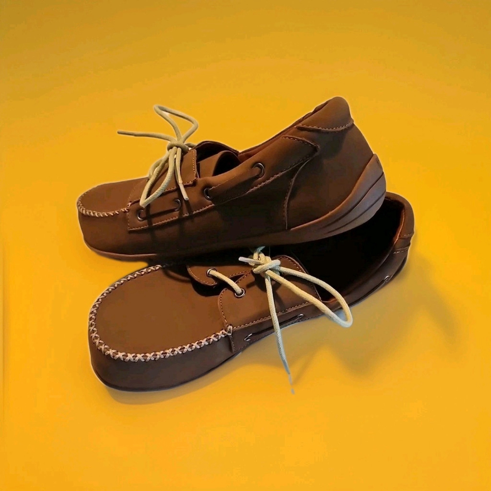 VTG Tune Footware Boat Mens Shoes Size 10M Brown